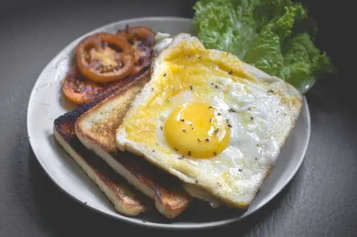 Illustrative free stock food photo for Bacon, Egg & Cheese McGriddles (not official brand photography)